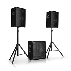 Auna Pro Cube 1812, 2.1 aktív PA készlet, 1600 W, 18