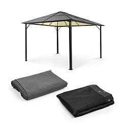 Blumfeldt Pantheon Solid Sky Ambient Solar, pavilon, 3 x 4 m, napelemes világítás