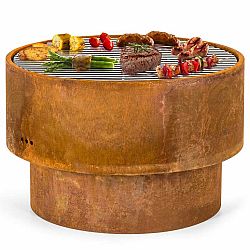 Blumfeldt Pompeji Rust, tűzrakóhely és grill, Ø 60cm, acél