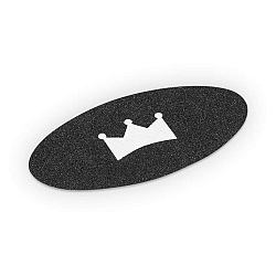 BoarderKING Griptape egyensúlyozó deszkához, beltéri deszkához, műanyag, 2 darab, ovális