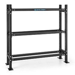 Capital Sports Traytor B Storage Rack, súlytartó polc, 3 emelet, acél, fekete