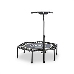 KLARFIT Jumpanatic, fitnesz trambulin, 44“-es/112 cm-es Ø, fogantyú, összecsukható, fehér