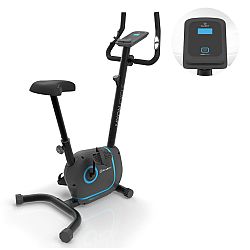 KLARFIT Myon Cycle, házi szobabicikli, szobakerékpár, lendkerék 12 kg, SmartCardio Studio