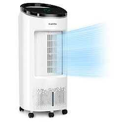 Klarstein IceWind Plus, 4 az 1-ben léghűtő, ventilátor, párásító, légtisztító, 330 m³/ó, 65 W, 7 liter, 4 sebesség, oszcilláció, ionizátor, időzítő, távirányító, mobil