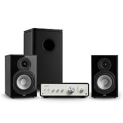 Numan Drive 802, sztereo készlet, erősítő, polc hangfal, subwoofer, fekete