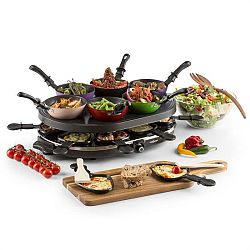 OneConcept Woklette, raclette grill, 1200 W, wok, 6 személyre, tapadásmentes