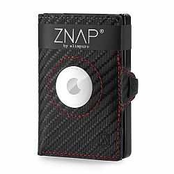 Slimpuro ZNAP Airtag Wallet, 8 kártya, érmés rekesz, 8,9 x 1,5 x 6,3 cm (SZ x M x M), RFID-védelem