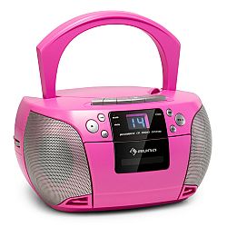 Auna Harper, CD boombox, CD lejátszó, bluetooth, kazetták, FM, AUX, USB