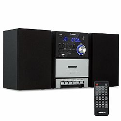 Auna MC-40 DAB, sztereó rendszer, UKW/DAB+, Bluetooth, CD, kazetta, USB, távirányító