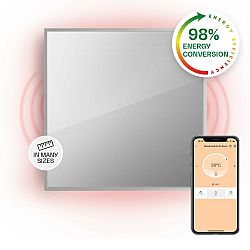 Klarstein La Palma 500 smart, infravörös hősugárzó 2 az 1-ben, 60 x 60 cm, 500 W, tükör elülső rész