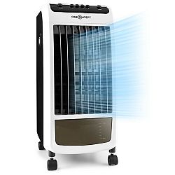 OneConcept Caribbean Blue léghűtő készülék, légfrissítő, ventilátor, 70 W, fekete/fehér