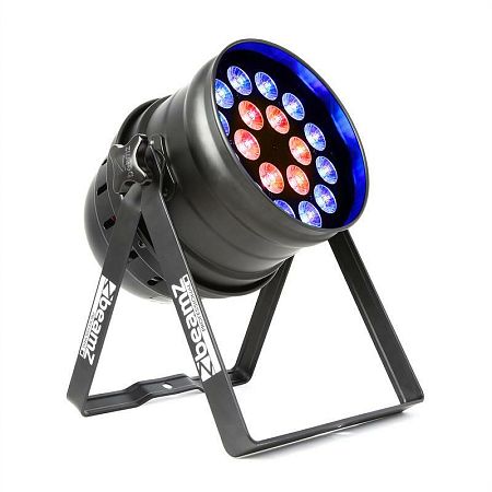 Beamz BPP210 LED PAR reflektor 64, 18 x 12 Wattos 4 az 1-ben LED dióda, távirányító