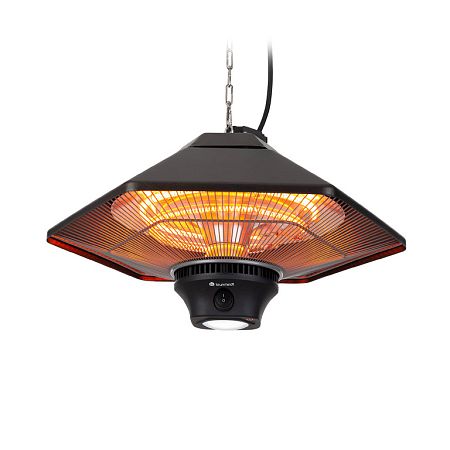 Blumfeldt Heat Hexa, infravörös hősugárzó, 800/1200 W, halogén, IP34, LED, bronz