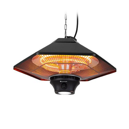 Blumfeldt Heat Hexa, infravörös hősugárzó, 800/1200 W, halogén, IP34, LED, fekete