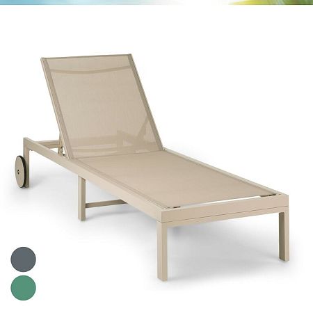 Blumfeldt Lucca Lounger, kerti nyugágy, alumínium, 4 szintes