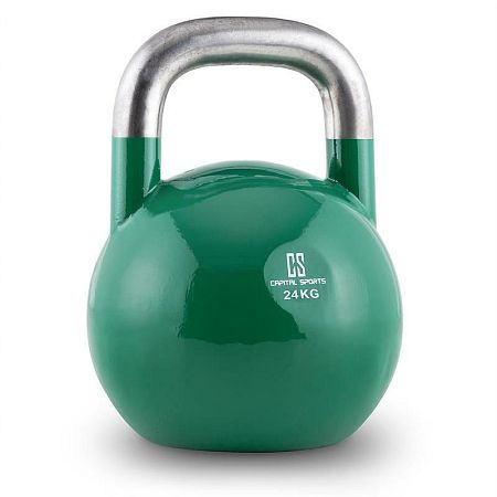 Capital Sports Compket 24, kettlebell, 24 kg, zöld