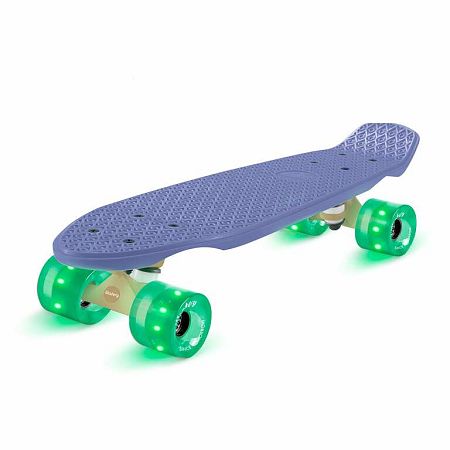 Fun pro Mini Cruiser, gördeszka, trickboard, PP Board, 100kg-ig, LED kerekek, PU keménysége: 88A