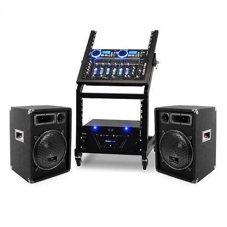 Ibiza Rack Star Series Uranus Blues PA szett, Bluetooth, 250 személy