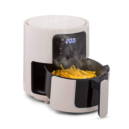 Klarstein Crisp-Pro, forrólevegős fritőz, 1400 W, 3,5 l, 8 program, időzítő