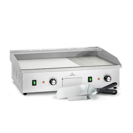 Klarstein Grillmeile 4400, elektromos grill, 2 x 2200 W, rozsdamentes acél grill lap