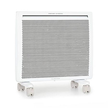 Klarstein Hot Spot Slimcurve Double Wave, konvektor, 2 az 1-ben fűtőtest, 1000 W, heti időzítő, fehér