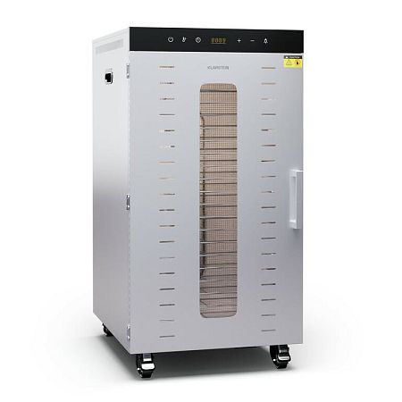 Klarstein MasterJerky 300 szárító | 2 000 W | 30 - 90 °C | 24 órás időzítő | rozsdamentes acél