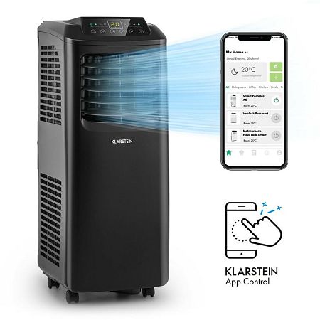 Klarstein Pure Blizzard Smart 7k, mobil klíma, 7000 BTU / 2,1 kW, A energiahatékonysági osztály, távirányító