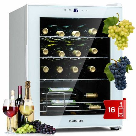 Klarstein Shiraz 16 Quartz, borhűtő, 42 liter, 160 W, 5 - 18 °C, érintőképernyős vezérlőpanel