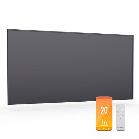 Klarstein Wonderwall Smart Infravörös hősugárzó | 60 x 120cm | Applikáció | 770 W | Heti időzítő | IP24