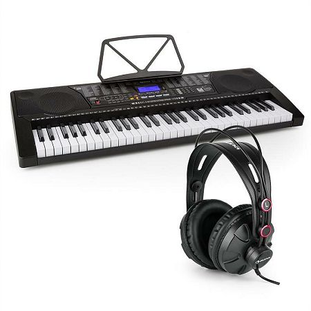 SCHUBERT Etude 255 USB keyboard fülhallgatóval, 61 billentyű, USB, LCD kijelző