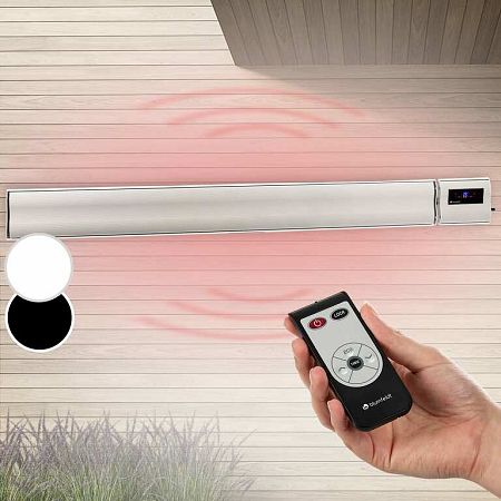 Blumfeldt Cosmic Beam Plus, infravörös hősugárzó, 2400 W, IP44, távirányító, fehér