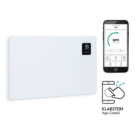 Klarstein Bansin Smart 1500, konvektor, 1500W, vezérlés applikáción keresztül