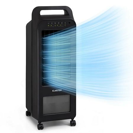 Klarstein Cooler Rush, ventilátor, léghűtő, 5,5L, 45W, távirányító, 2x hűtődoboz