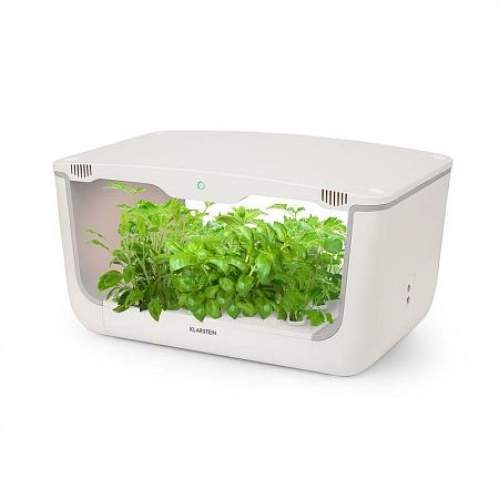 Klarstein GrowIt Farm, intelligens otthoni kert, 28 növény, 48 W-os LED, 8 liter