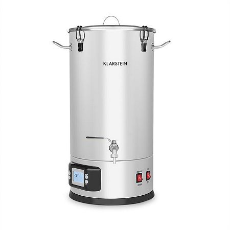 Klarstein Maischfest 30, sörfőző üst, 5 részes, 30 l, 1500 W/ 3000 W, érintős LCD, rozsdamentes acél