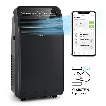 Klarstein Metrobreeze New York Smart 7k, mobil klíma, 7000 BTU / 2,1 kW, A energiaosztály, távirányító