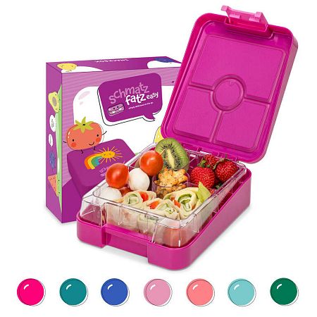 Klarstein, schmatzfatz easy, snack box, 4 rekesz, 18 x 15 x 5 cm (Sz x M x M)