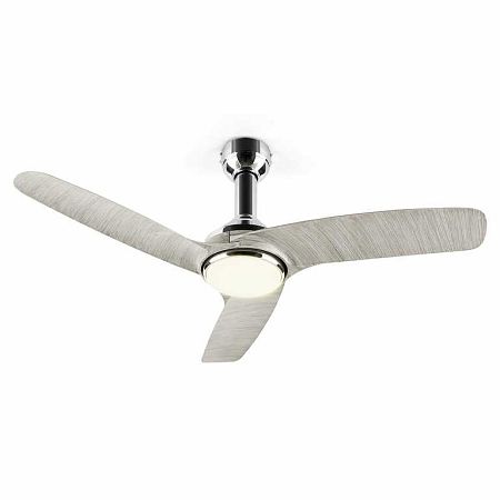 Klarstein Silent Service, mennyezeti ventilátor, Ø: 128 cm, teljesítmény: 25 W, szürke