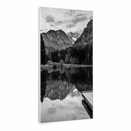 Klarstein Wonderwall Air Art Smart, infravörös hősugárzó, 60 x 120 cm, 700 W, fekete-fehér tenger